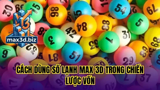 Cách dùng số lạnh max 3d trong chiến lược vốn