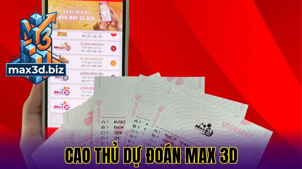 Cao thủ dự đoán max 3d