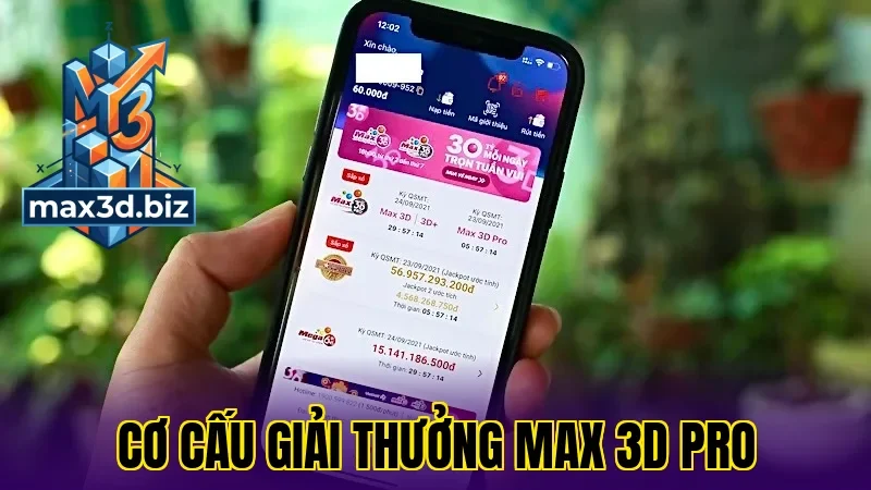 Cơ cấu giải thưởng max 3d pro
