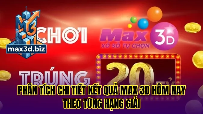 Phân tích chi tiết kết quả max 3d hôm nay theo từng hạng giải