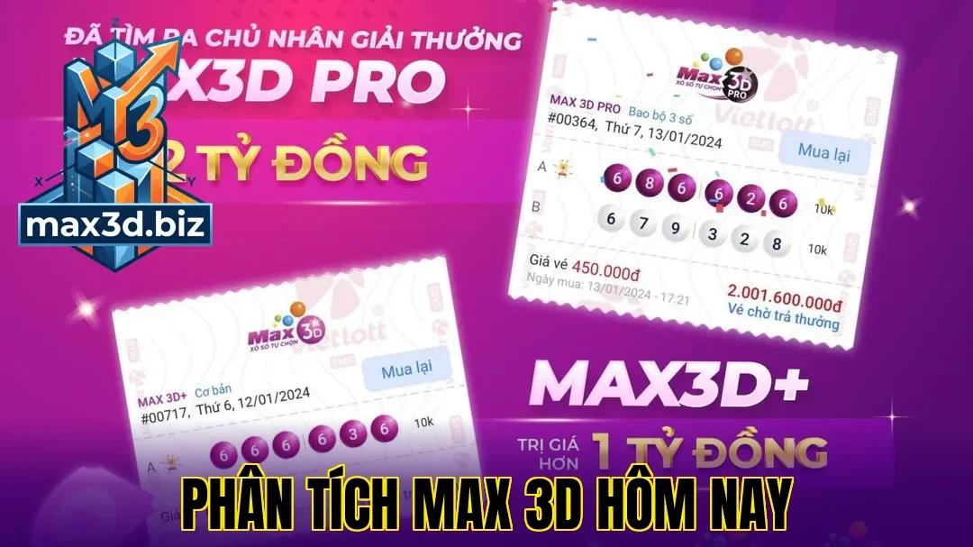 Phân tích max 3d hôm nay