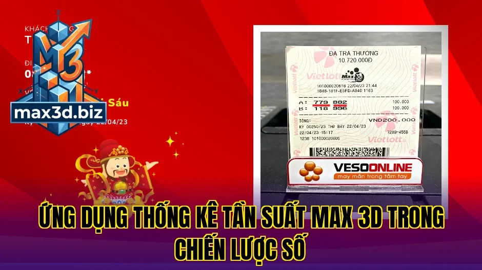 Ứng dụng thống kê tần suất max 3d trong chiến lược số